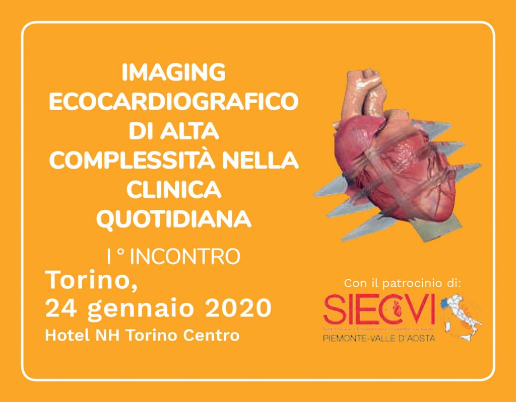 SIECVI Piemonte-Valle d'Aosta - Imaging ecocardiografico di alta complessità nella clinica quotidiana 2020